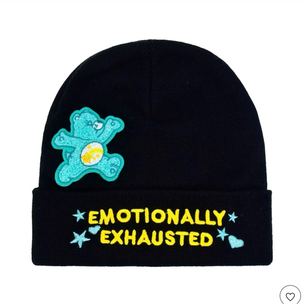 Care Bears Women's "Emotionally Exhausted"‎ Winter Cuff Knit Beanie Hat